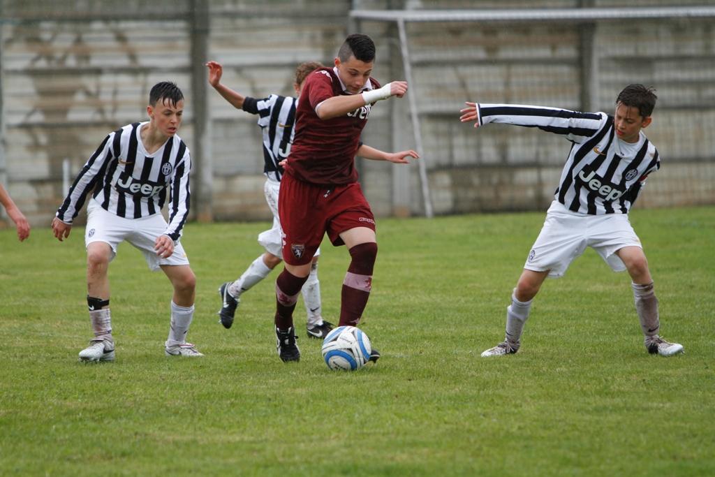 Vincenzo Millico in azione contro la Juventus Vincenzo Millico in azione contro la Juventus