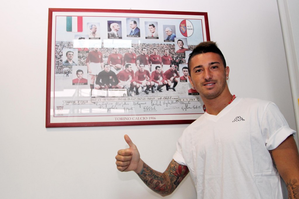 TORINO FC stagione calcistica Serie A 2013/2014  nella foto  Nicola Bellomo