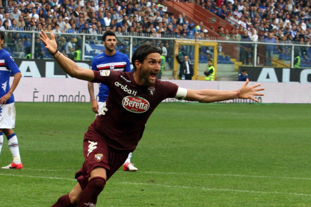 TORINO FC stagione calcistica Serie A 2012/2013  nella foto  Rolando Bianchi