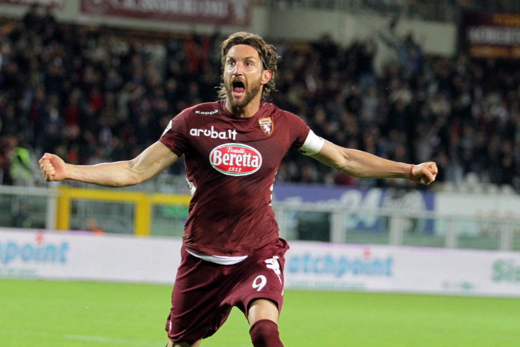 TORINO FC stagione calcistica Serie A 2012/2013  nella foto  Rolando Bianchi