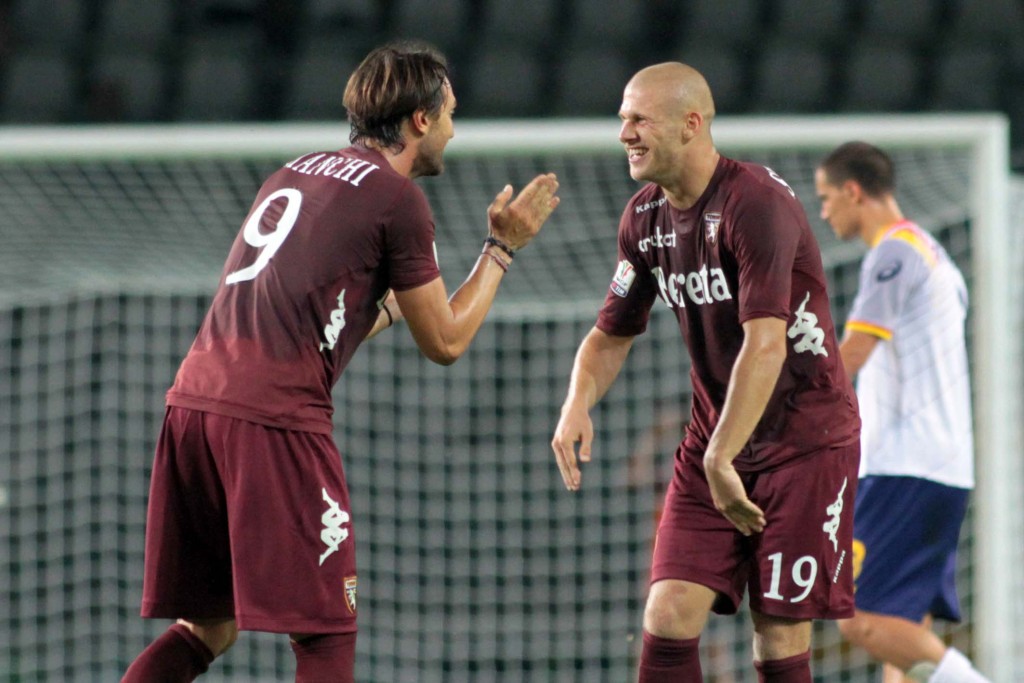 TORINO FC stagione calcistica Serie A 2012/2013  nella foto  Rolando Bianchi
