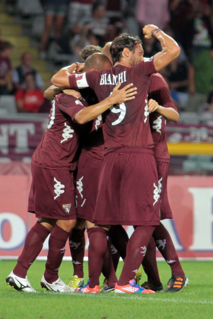 TORINO FC stagione calcistica Serie A 2012/2013 nella foto esultanza torino FC