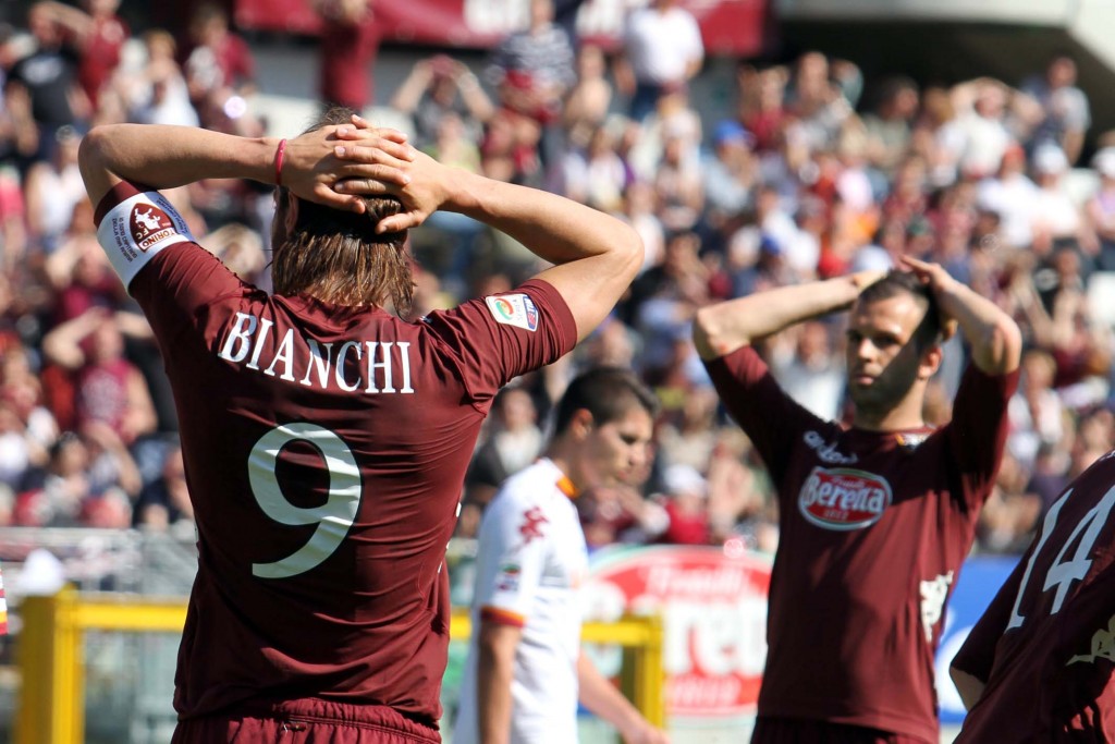 TORINO FC stagione calcistica Serie A 2012/2013  nella foto  Rolando Bianchi