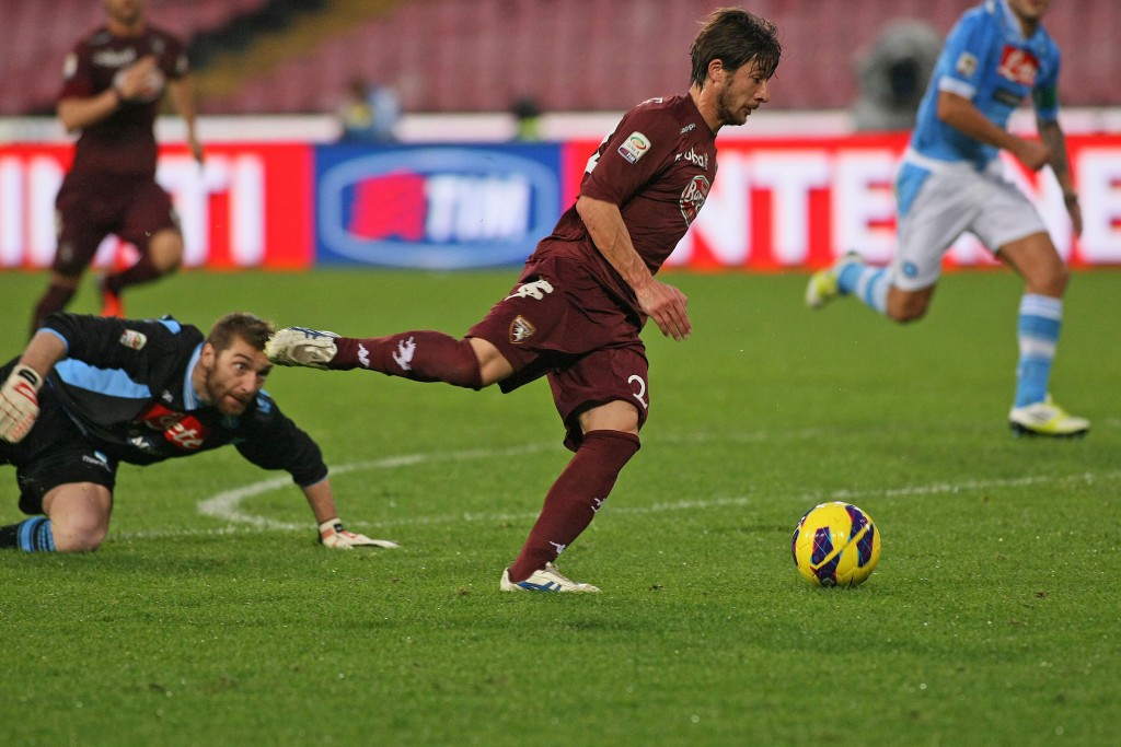Napoli-Torino, il gol di Sansone
