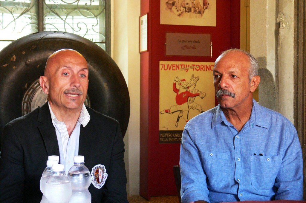 Domenico Beccaria e Leo Junior al Museo del Toro (foto Chirico)