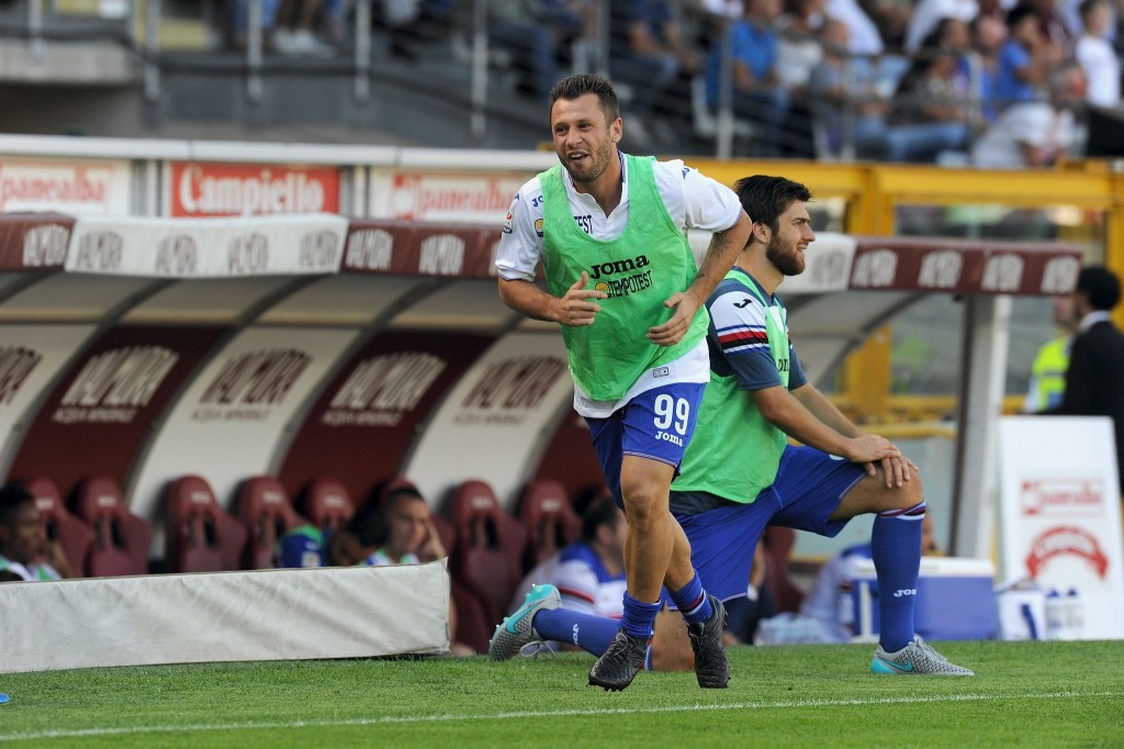 Cassano in Torino-Sampdoria
