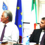 Malagò nella Sala dell'Orologio a Torino 2