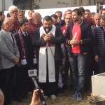 Cairo durante la benedizione di Don Robella