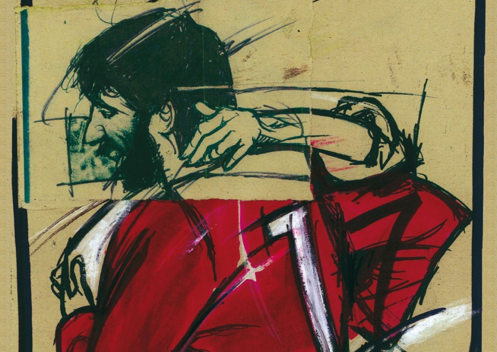 Gigi Meroni disegnato da Riccardo Cecchetti