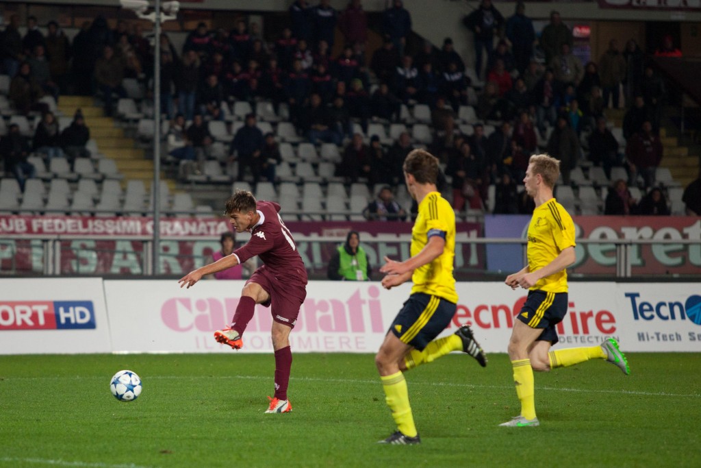 Candellone, Primavera, Youth League, Torino-Middlesbrough