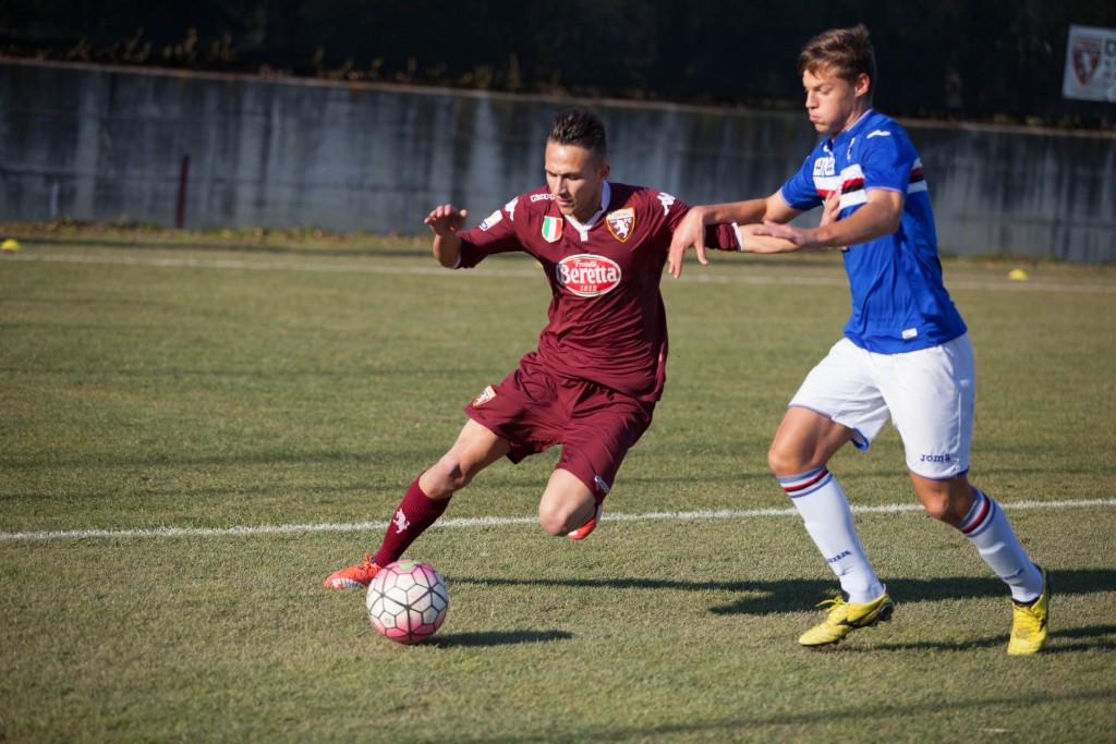 Edera in Torino-Sampdoria primavera