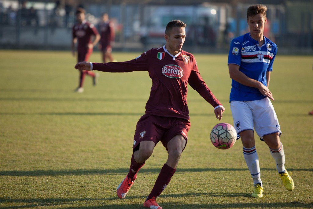 Edera in Torino-Sampdoria primavera