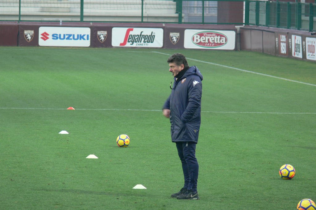 Mazzarri, tecnico del Torino FC al Filadelfia