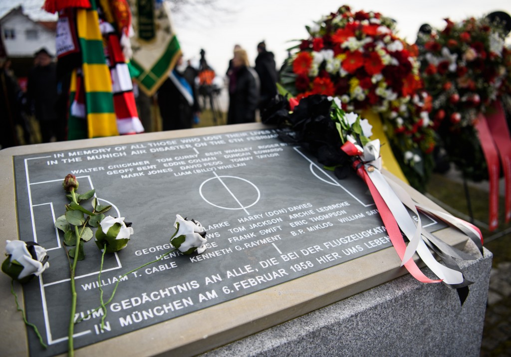 City Of Munich And Manchester United Commemorate The Munich Air Crash