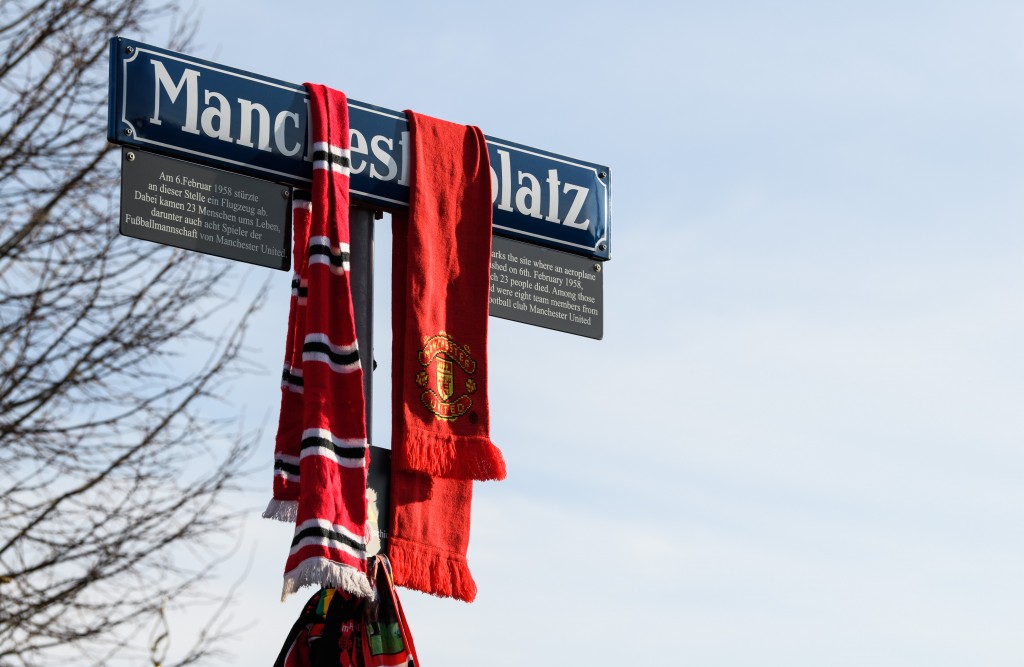 City Of Munich And Manchester United Commemorate The Munich Air Crash