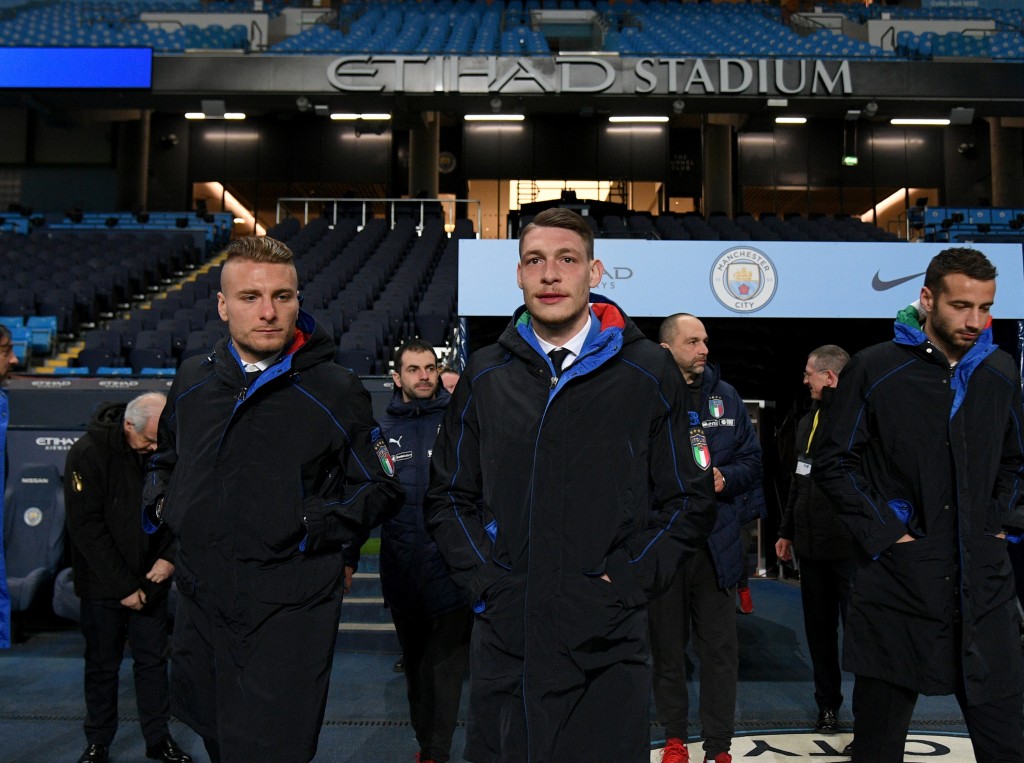 Italy Press Conference And Walk Around In Manchester