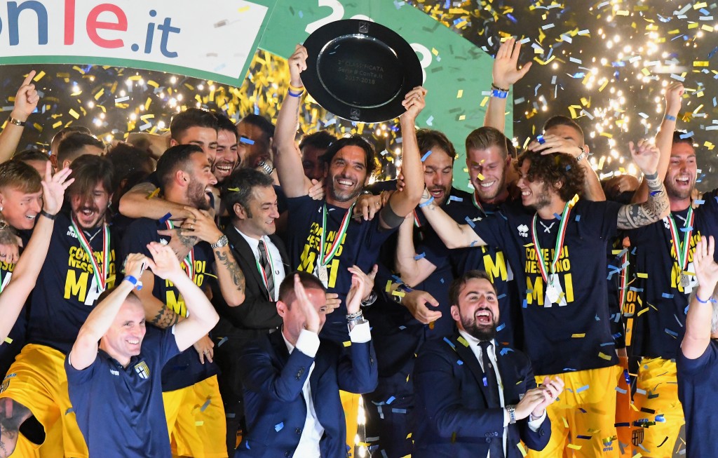 Parma Calcio Celebrates The Return To Serie A