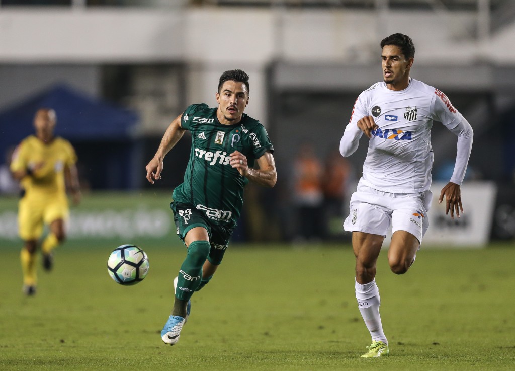 Santos v Palmeiras -Brasileirao Series A 2017