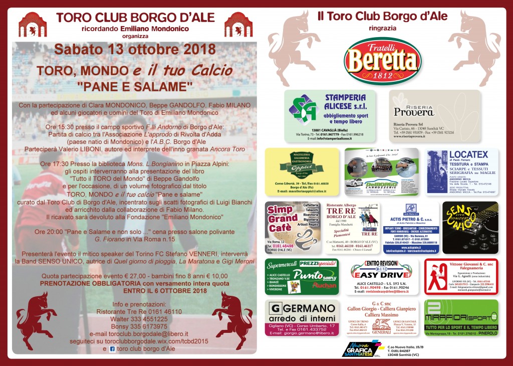locandina Emiliano Mondonico evento 13 ottobre 2018 2 pag