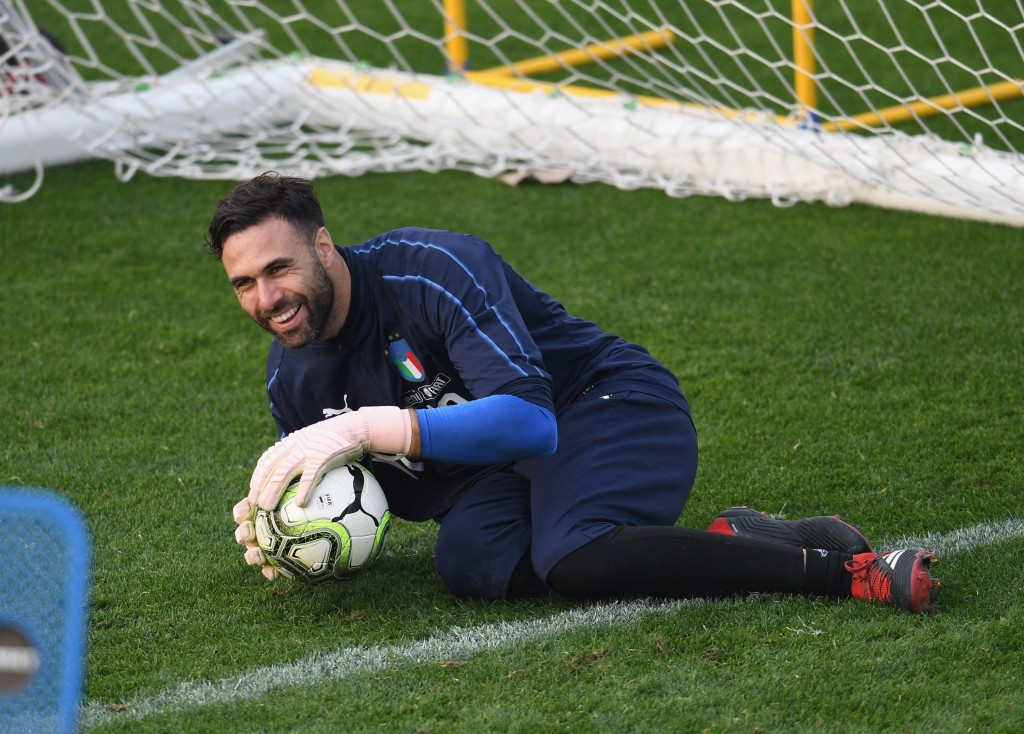 Italy Training Session And Press conference