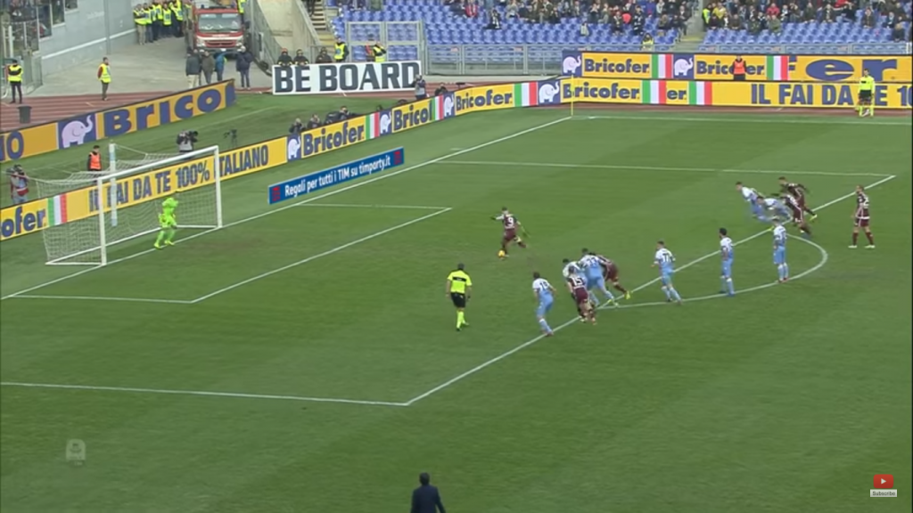 Screen rigore Belotti