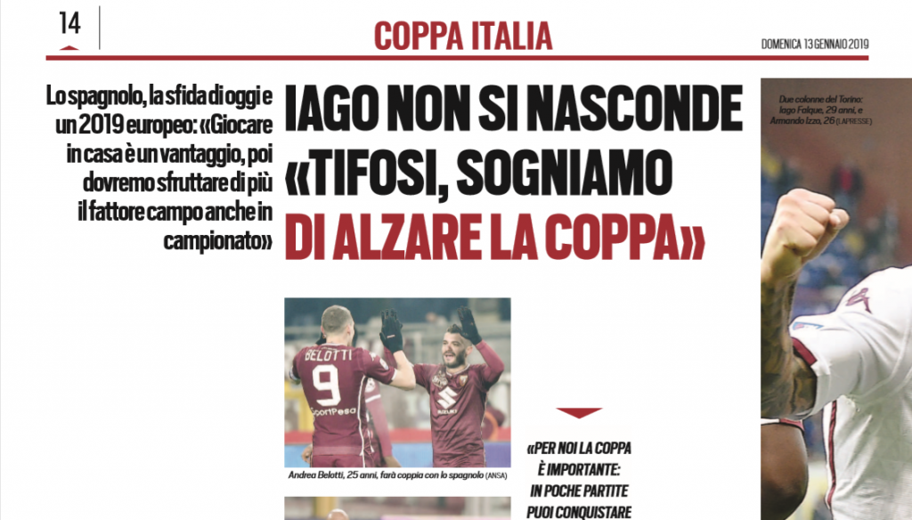 Tuttosport 13/01/19