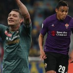Andrea Belotti (Torino FC) e Luis Muriel (Fiorentina)