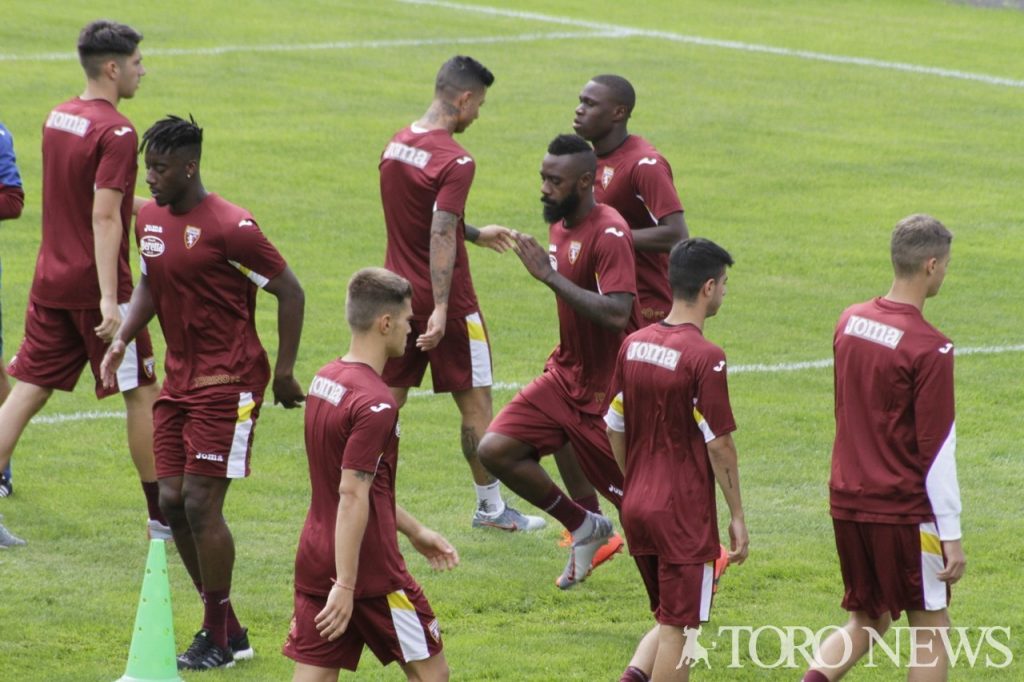 ritiro Bormio, allenamento nkoulou