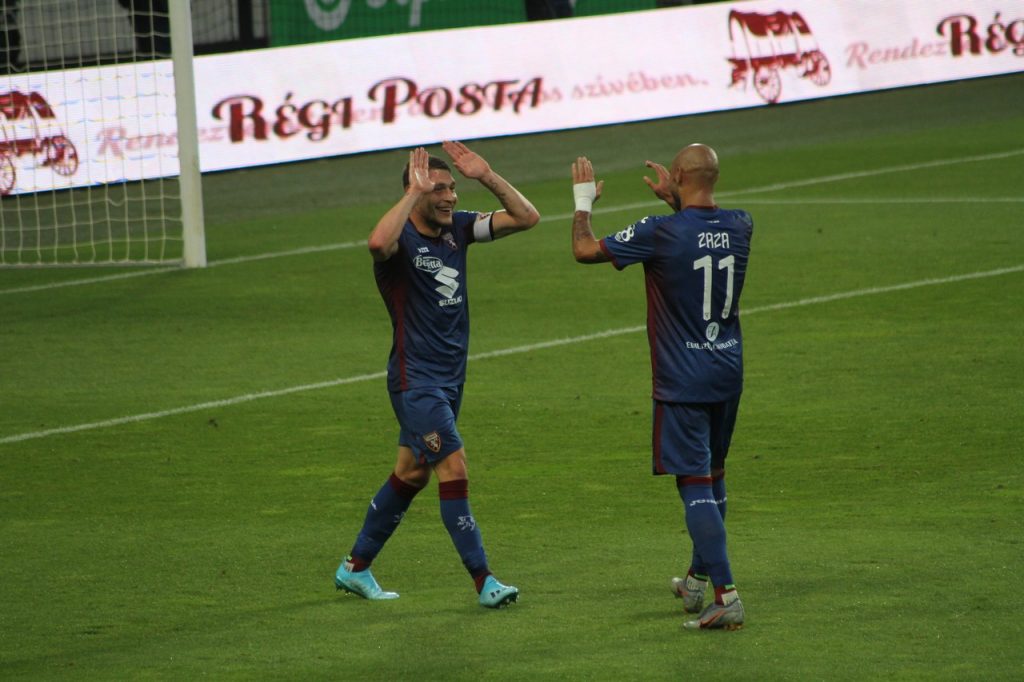 Andrea Belotti e Simone Zaza, Debrecen-Torino 1-4