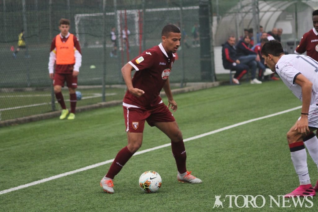 Ghazoini in azione in Torino-Cagliari Primavera