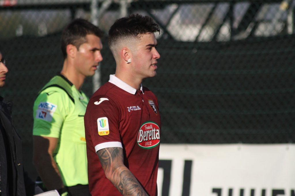Marcos Lopez Torino Primavera nel derby con la Juventus