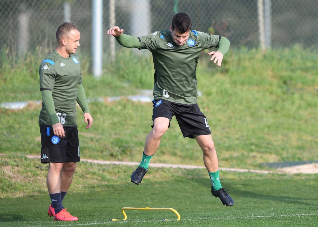 SSC Napoli Training Session and Press Conference
