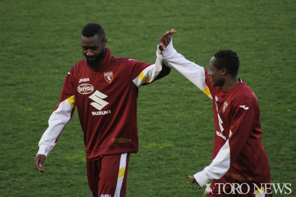 Allenamento Torino Filadelfia Nkoulou e Kouadio