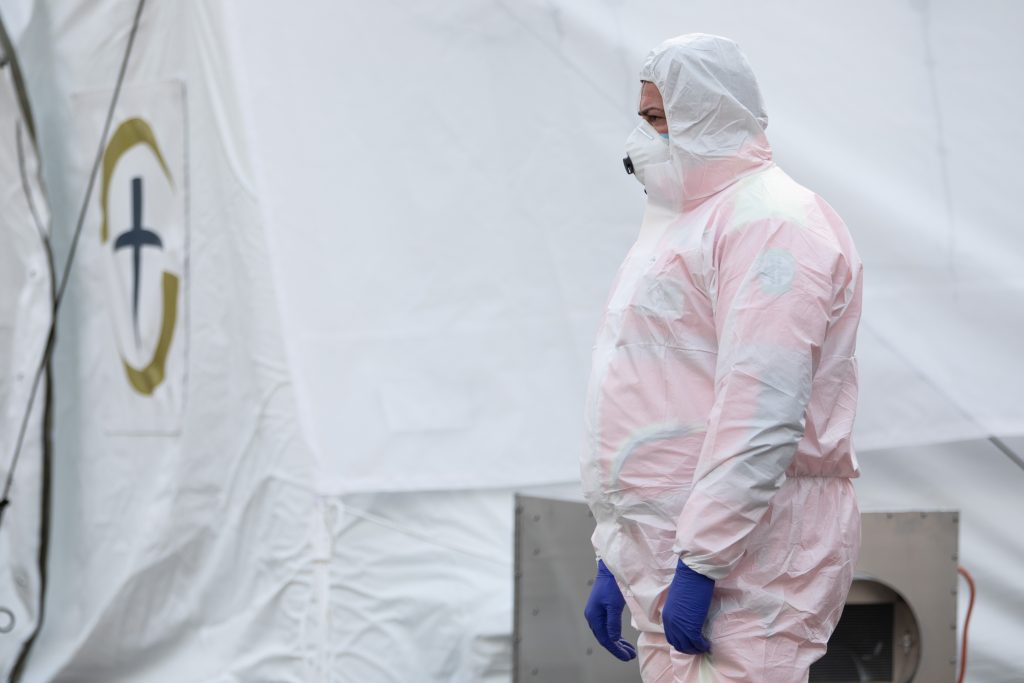 US Charity Builds Field Hospital In Cremona To Assist With Coronavirus Treatment