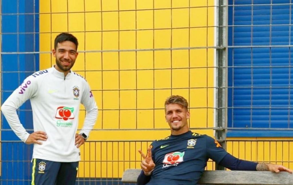 lyanco e il fisioterapista amil henrique lopes