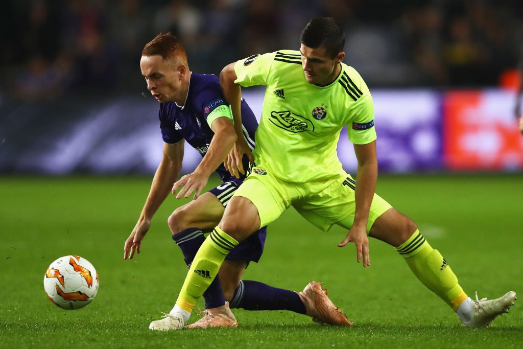 RSC Anderlecht v Dinamo Zagreb - UEFA Europa League - Group D