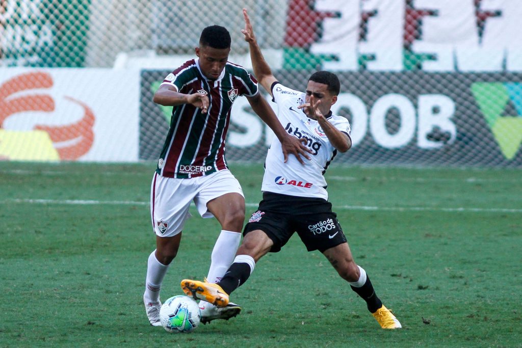 2020 Brasileirao Series A:  Fluminense v Corinthians Play Behind Closed Doors Amidst the Coronavirus (COVID - 19) Pandemic