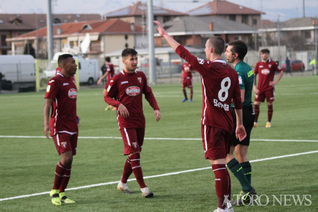 Kryeziu, Tesio e Freddi Greco Torino-Milan 2-0 campionato Primavera 1