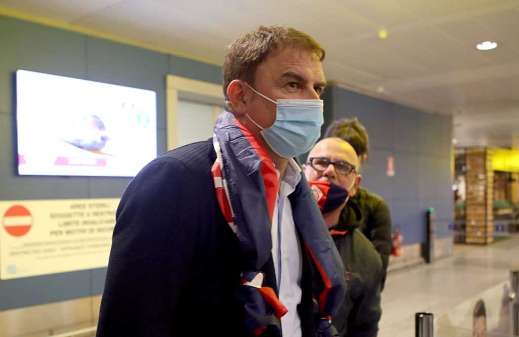 Cagliari Calcio New Coach Leonardo Semplici Arrives In Cagliari