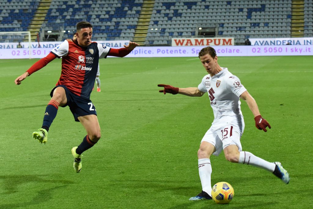 Cagliari-Torino, Ansaldi. Foto di: Alessandro Sanna