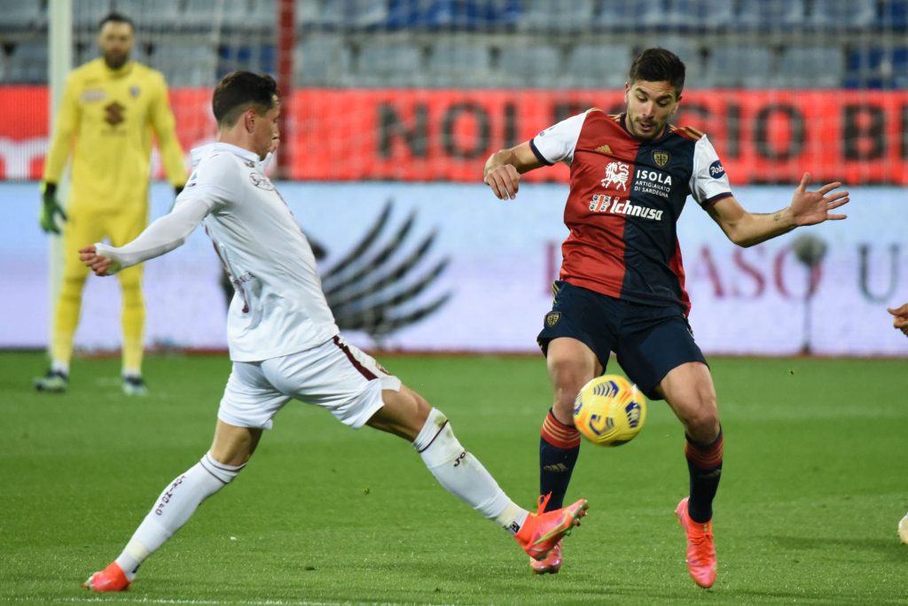 Cagliari-Torino, Lukic. Foto di: Alessandro Sanna