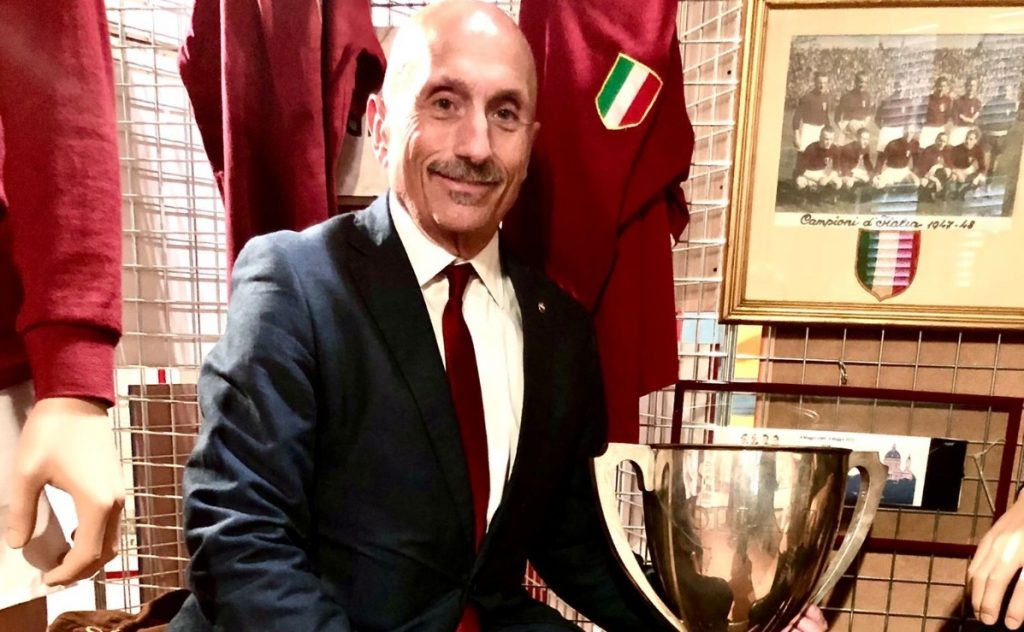 Beccaria con la Coppa Italia 1943-