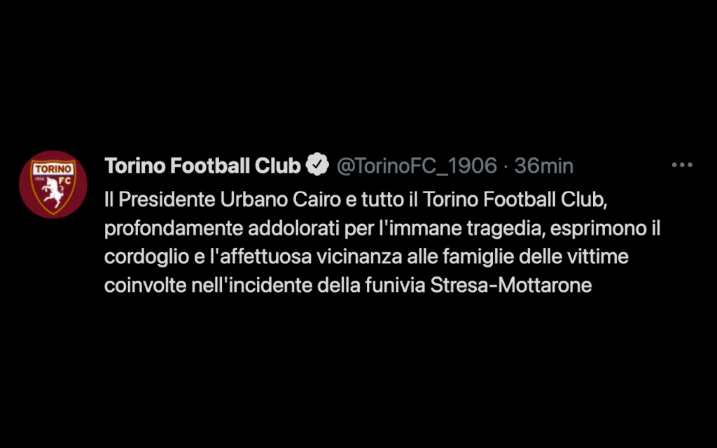 Tragedia funivia Stresa-Mottarone