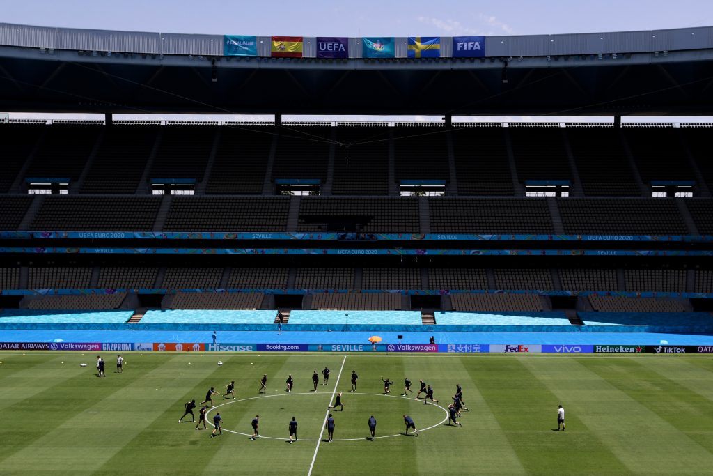 Sweden Training Session and Press Conference - UEFA Euro 2020: Group E