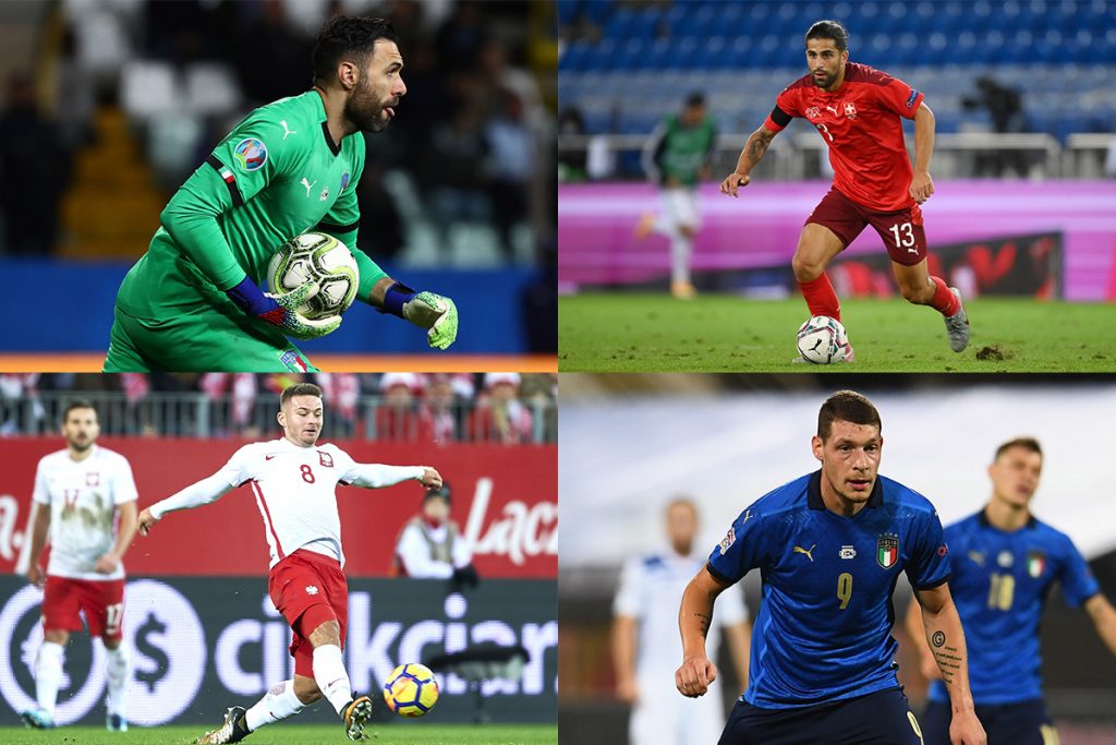 Sirigu Rodriguez Belotti Linetty