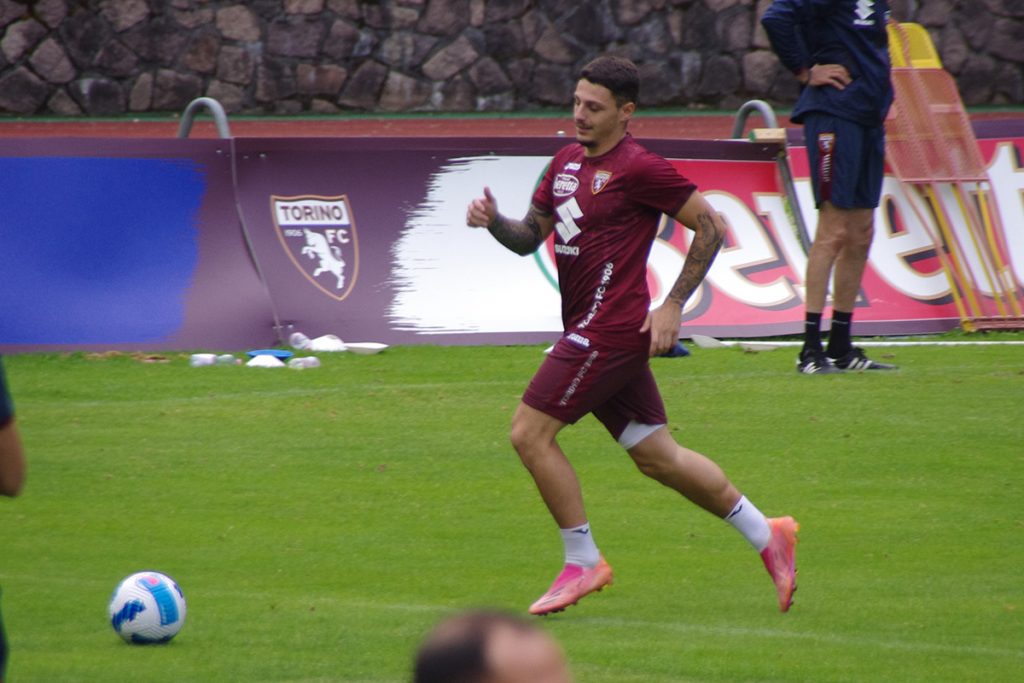 ritiro Santa Cristina 2021 Vincenzo Millico Torino