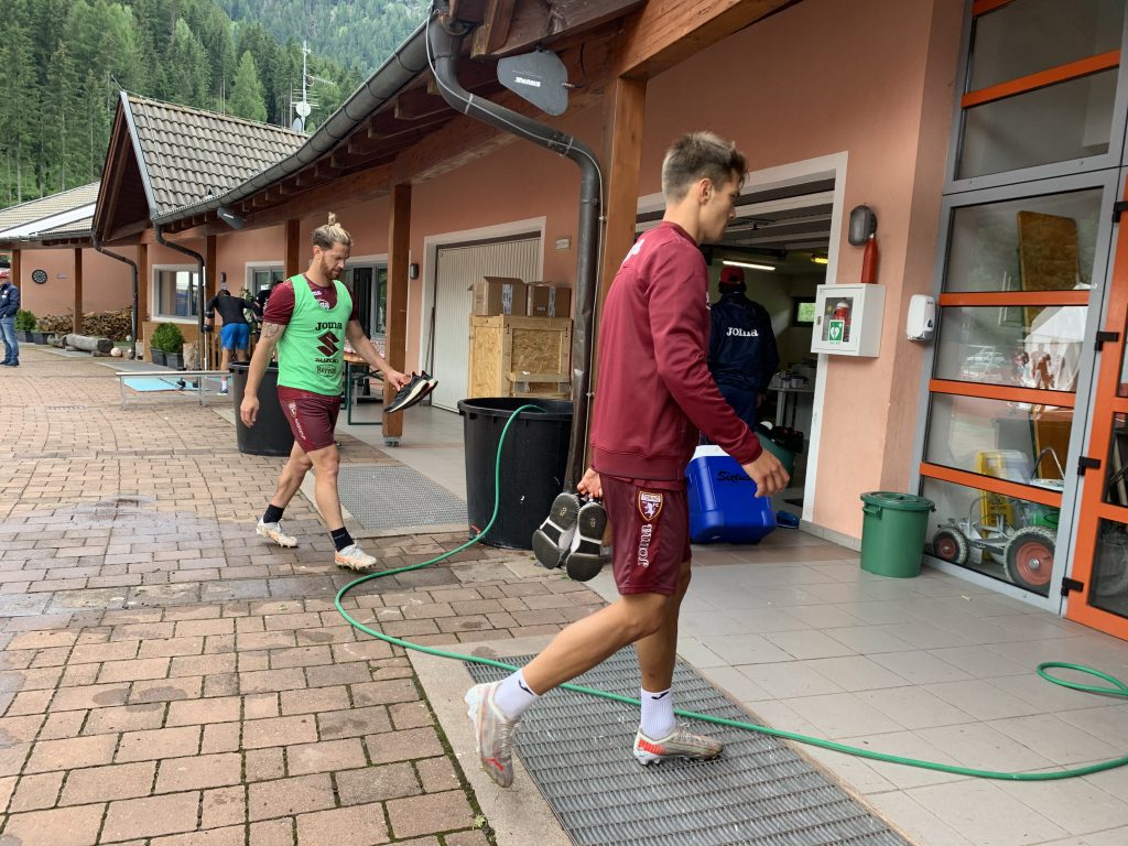 Santa Cristina Valgardena - ritiro Torino Segre Ansaldi