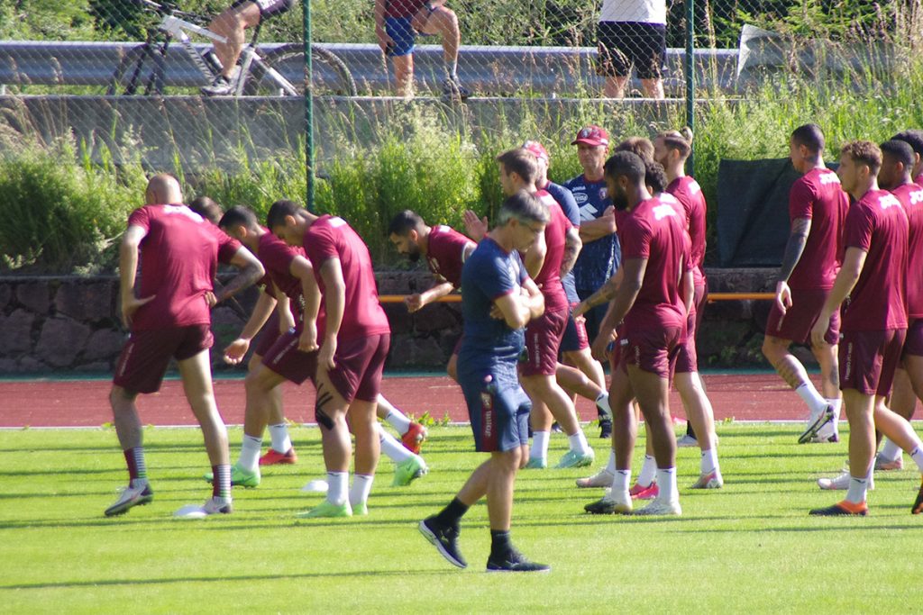 ritiro Santa Cristina 2021 Juric allenamento