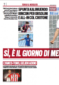 tuttosport pag 1