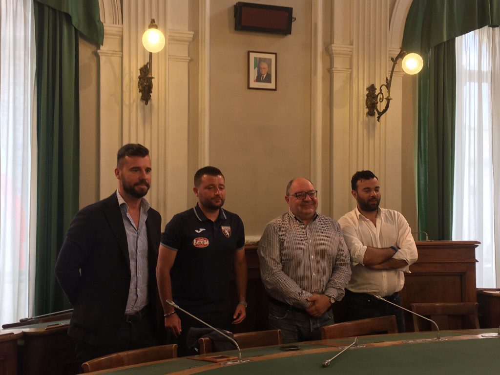Ludergnani e Coppitelli in conferenza stampa a Biella